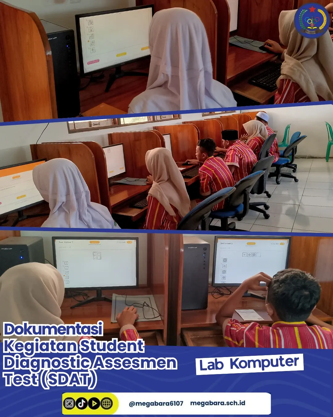 Bukan Sekadar Tes Biasa! Intip Serunya Pelaksanaan SDAT Murid Baru MTsN 3 Banjarnegara ✨